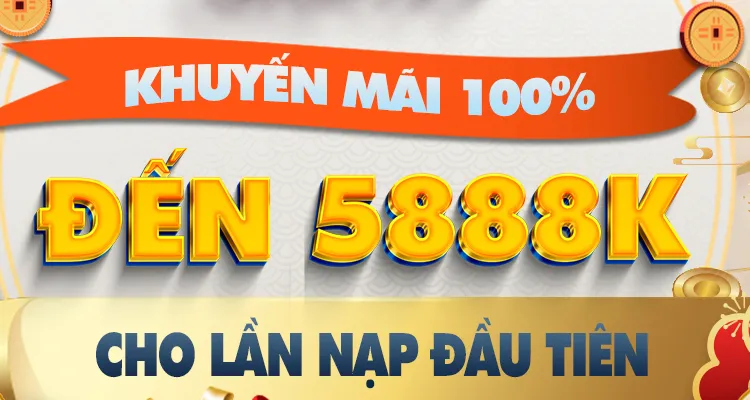 Khuyến mãi nạp tiền lần đầu 100% lên tới 5.888K